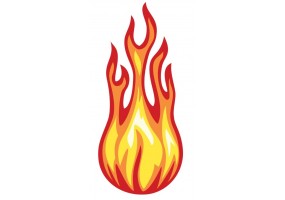 Sticker flamme