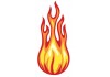 Sticker flamme