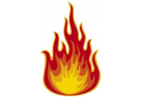 Sticker flamme