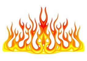 Sticker flamme