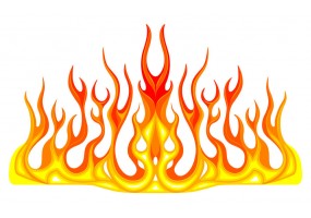 Sticker flamme