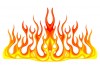 Sticker flamme