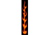 Sticker flamme orange