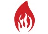 Sticker flamme rouge voiture