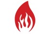 Sticker flamme rouge