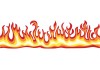 Autocollant flamme voiture