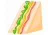 Sticker enfant Aliment Sandwich