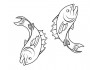 Sticker poisson signe horoscope