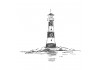 Sticker marin phare pas cher