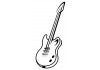 Sticker musique guitare