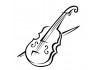 Sticker musique violon