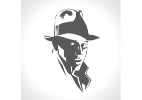 Sticker acteur silhouette