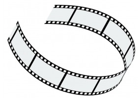 bande de Sticker cinéma bobine de film