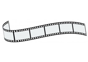 Sticker mural pellicule de film