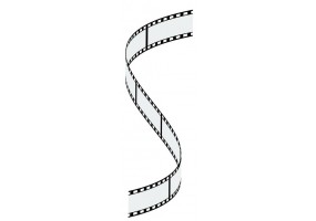 Autocollant cinéma bobine de film