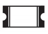 Sticker forme ticket bobine de film