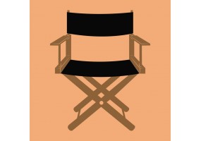Déco cinéma sticker chaise