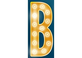 Sticker B style ciné