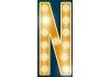 Sticker cinéma lumière lettre jaune