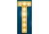 Sticker cinéma lumière lettre jaune