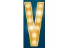 Sticker lettre V pour ciné