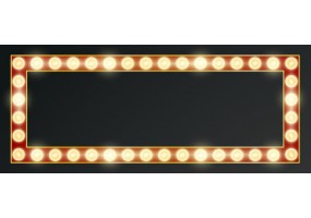 Sticker cinéma lumière rouge