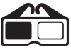 Sticker cinéma lunette 3D