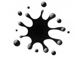 Autocollant taches encre