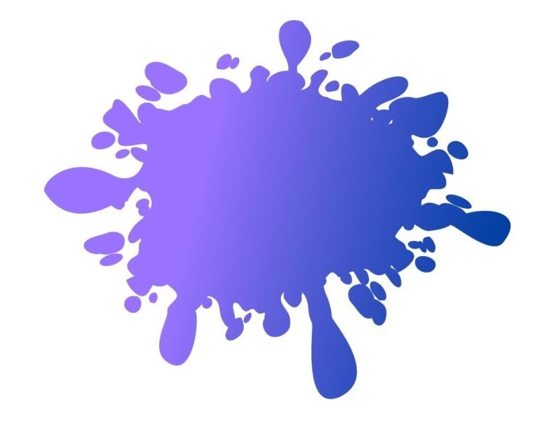 Stickers Deco Tache De Couleur Violette