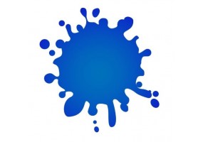 Sticker tache de couleur bleue 