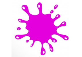 Sticker tache de couleur fuchsia 