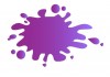 Sticker tache mauve