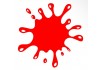 Sticker tache rouge