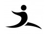 Sticker athlétisme silhouette