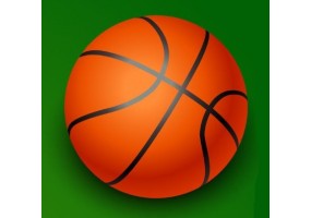 Sticker sport balle basketball