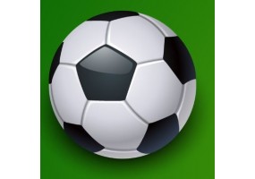 Sticker sport balle football 