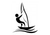 Sticker sport bateau voile