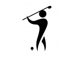 Sticker sport golf