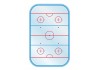 Sticker sport hockey sur glace