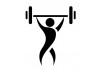 Sticker sport musculation