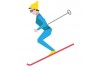 Sticker sport ski