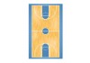 Sticker sport terrain basketball