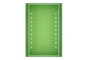 Sticker sport terrain football américain