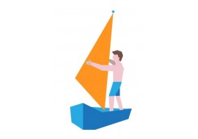 Sticker sport voile
