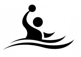 Sticker sport water-polo