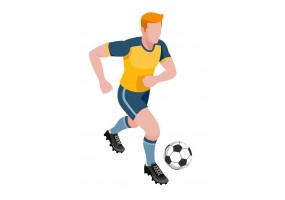 Sticker sport football 