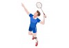 Sticker sport badminton 
