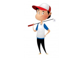 Sticker sport golf