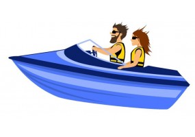 Sticker sport jet ski