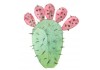 Sticker cactus déco multiple fleurs